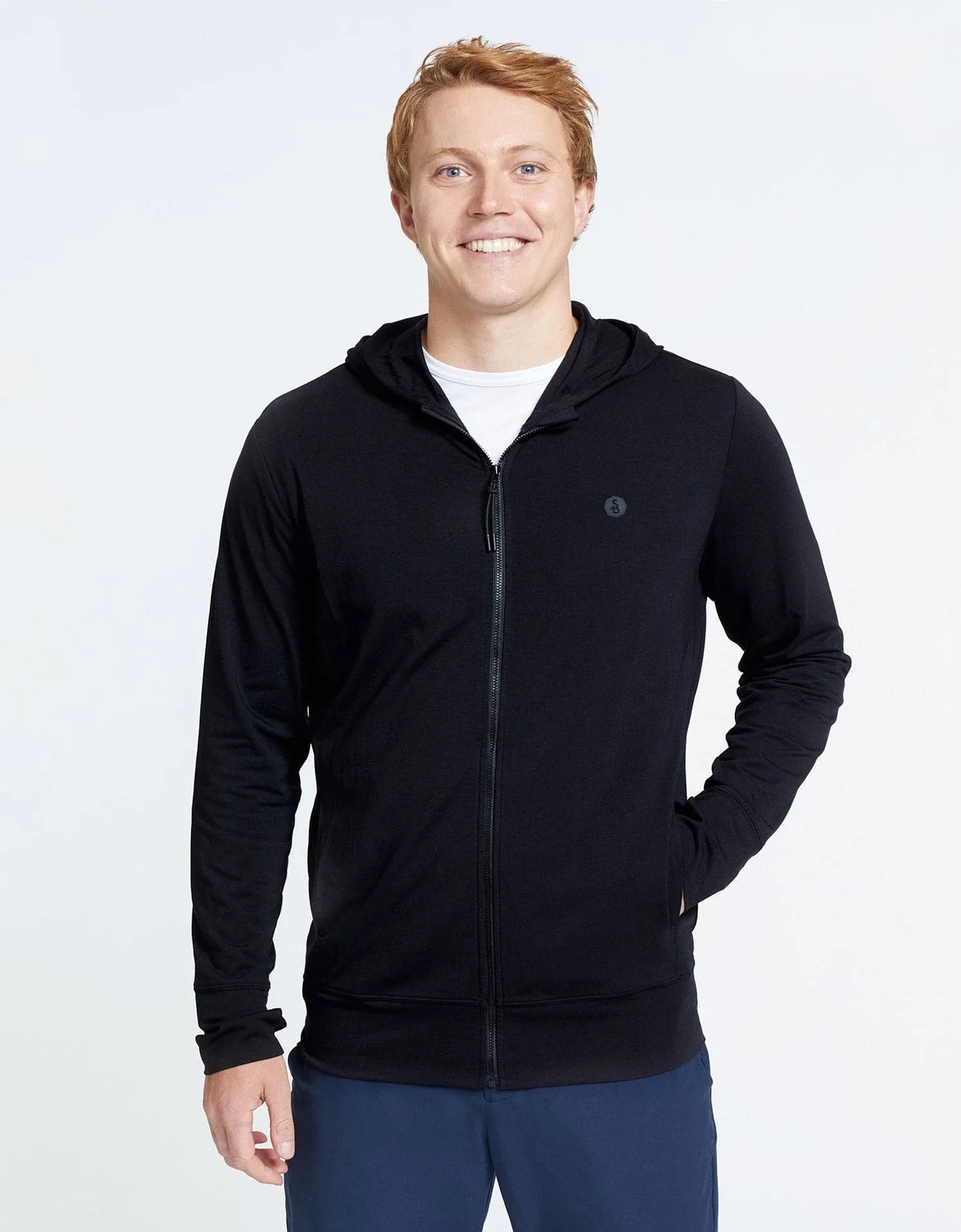 Summer Essential Hooded Zip Top UPF 50  Sensitive Collection