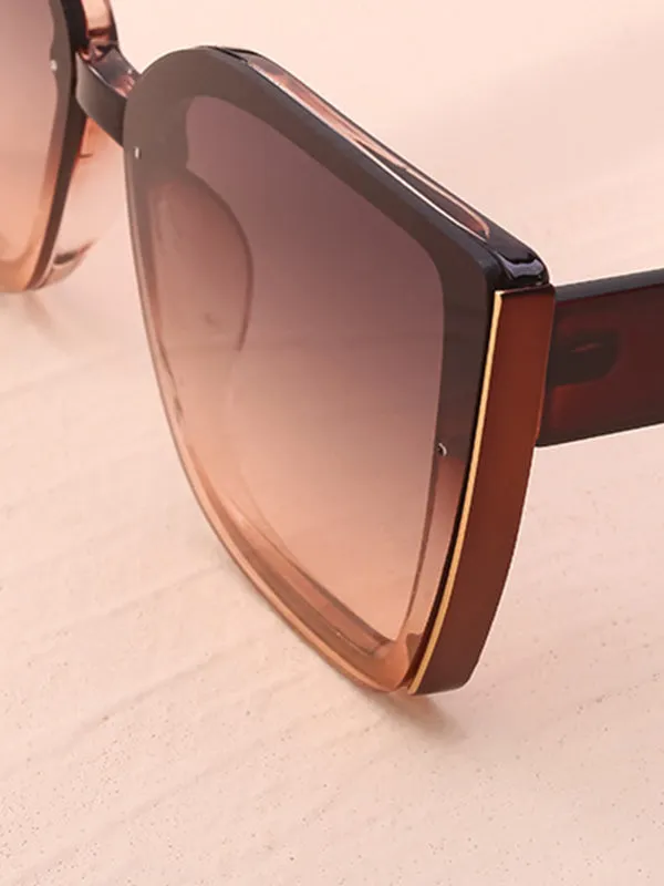 Sun-Protection Geometric Sunglasses Accessories