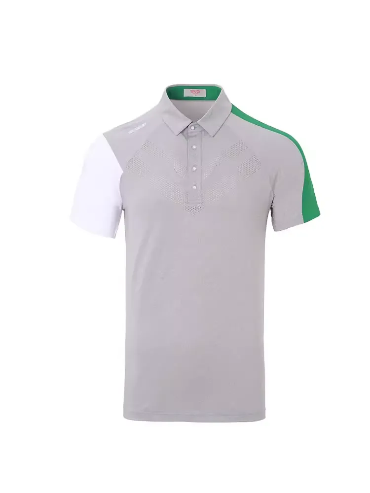 SVG Men's Color Block Polo Shirt