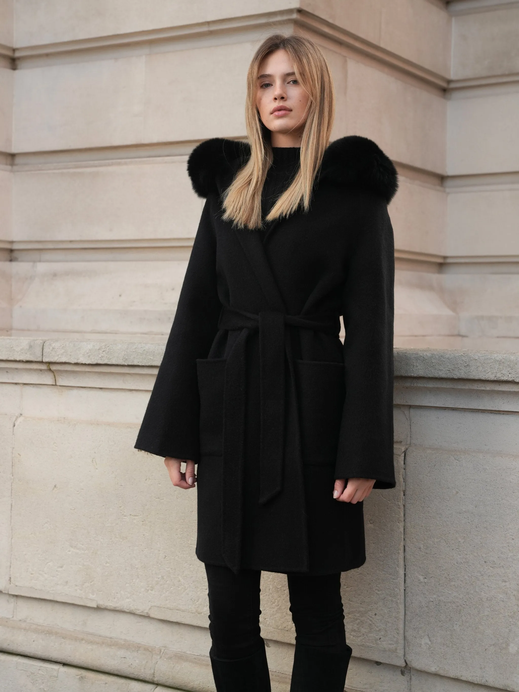 The Paris Coat Black