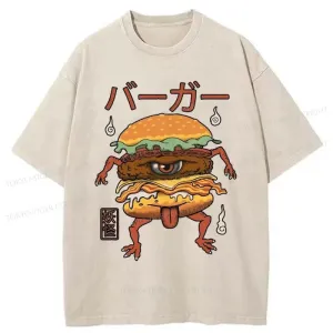 Tokyo-Tiger Burger Monster Japan Washed T-Shirt