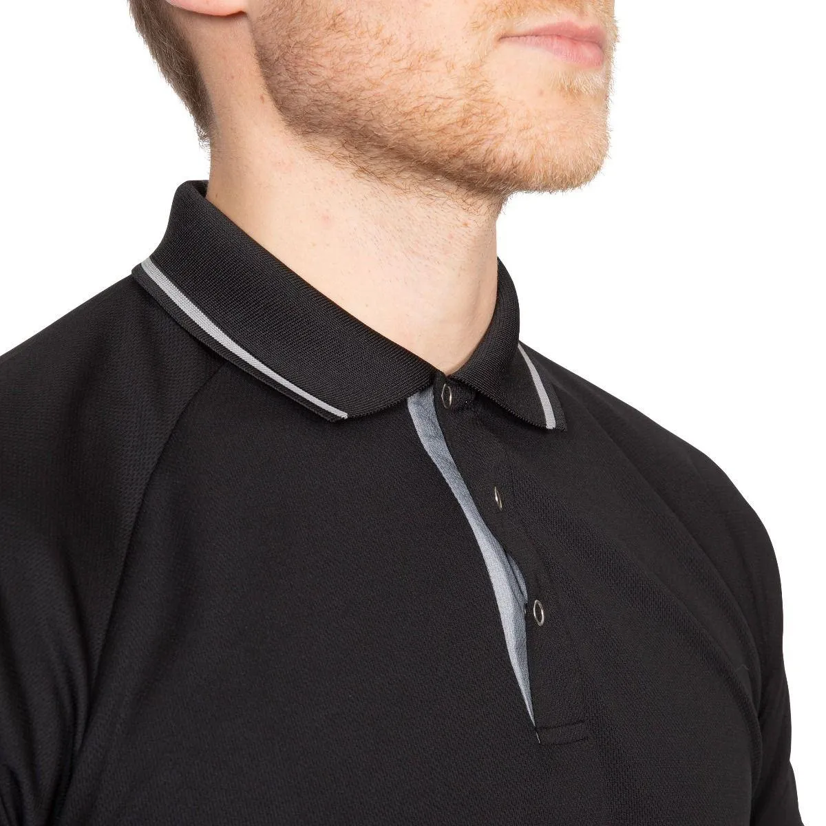 Trespass Mens Bonington Quick Dry Active Polo Shirt UV Insect Protection