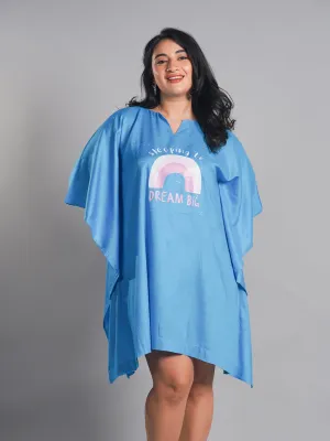 Turquoise Kaftan Nightdress - DreamBIG