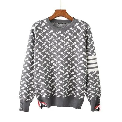 Women Pullover:  Whale-mania