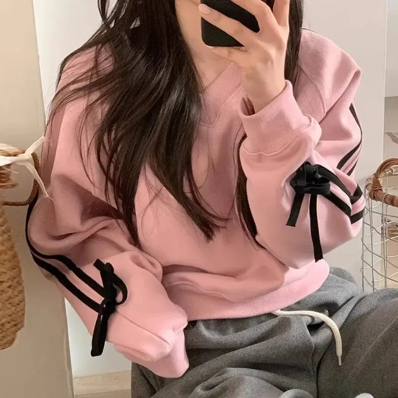 Women's Fashion Personality Solid Colour Sweatshirt