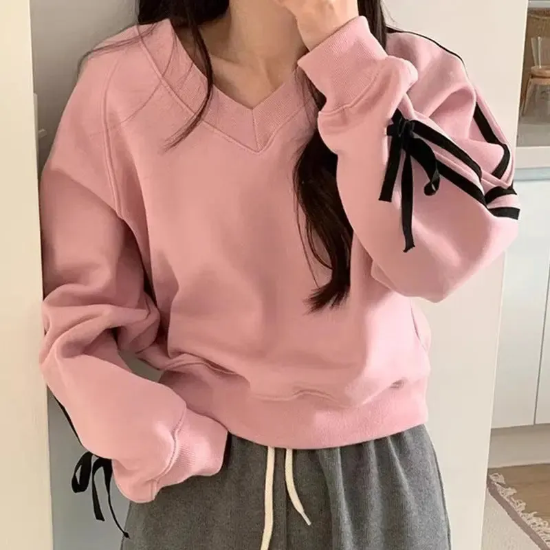 Women's Fashion Personality Solid Colour Sweatshirt