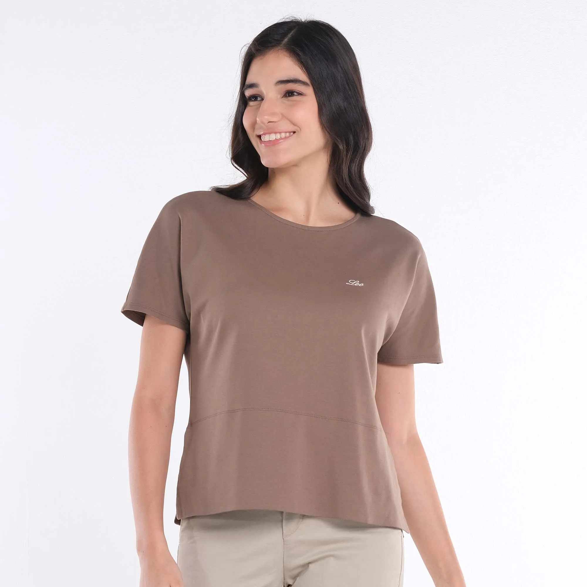 WOMENS LEE LOOSE TOP WITH SIDE SLIT