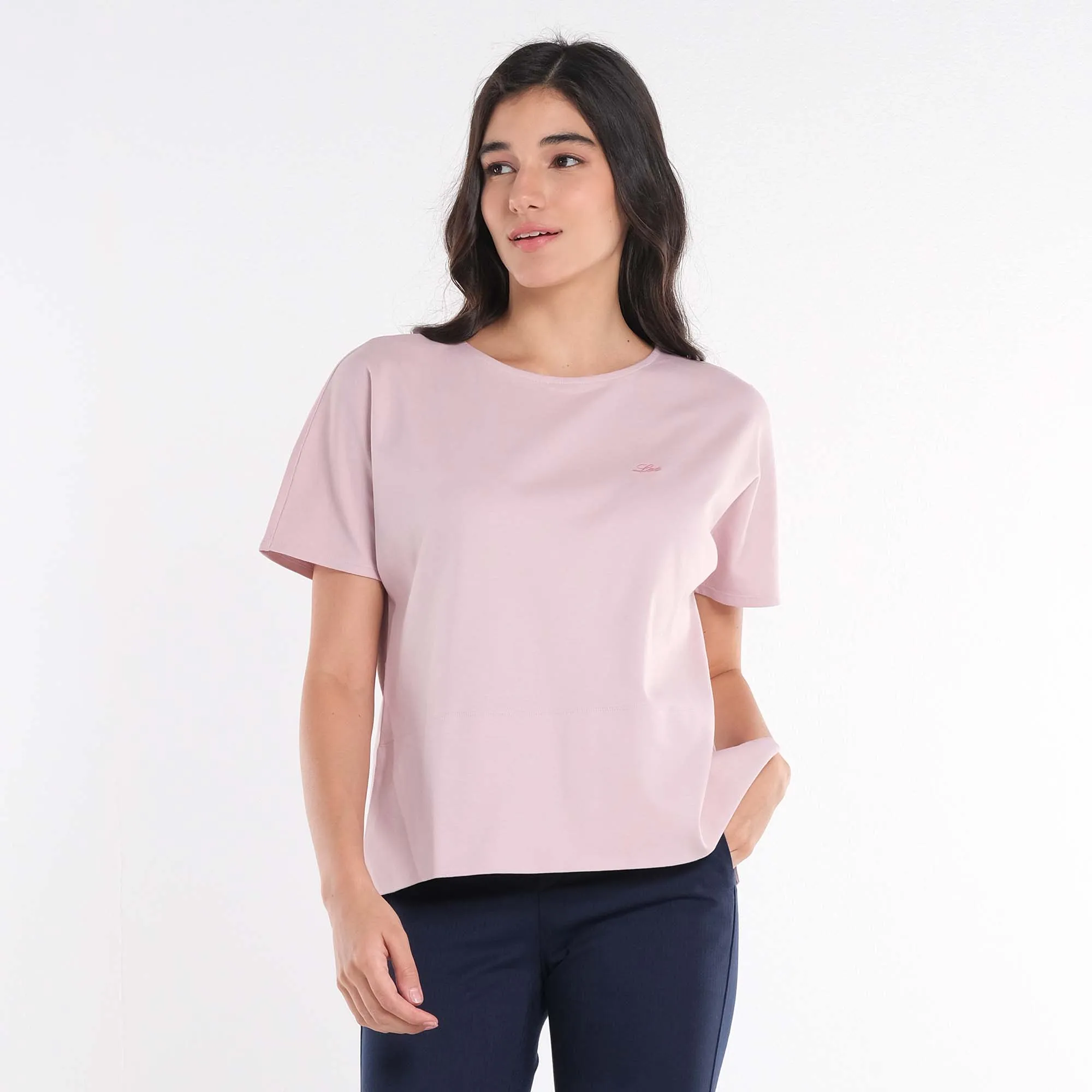 WOMENS LEE LOOSE TOP WITH SIDE SLIT