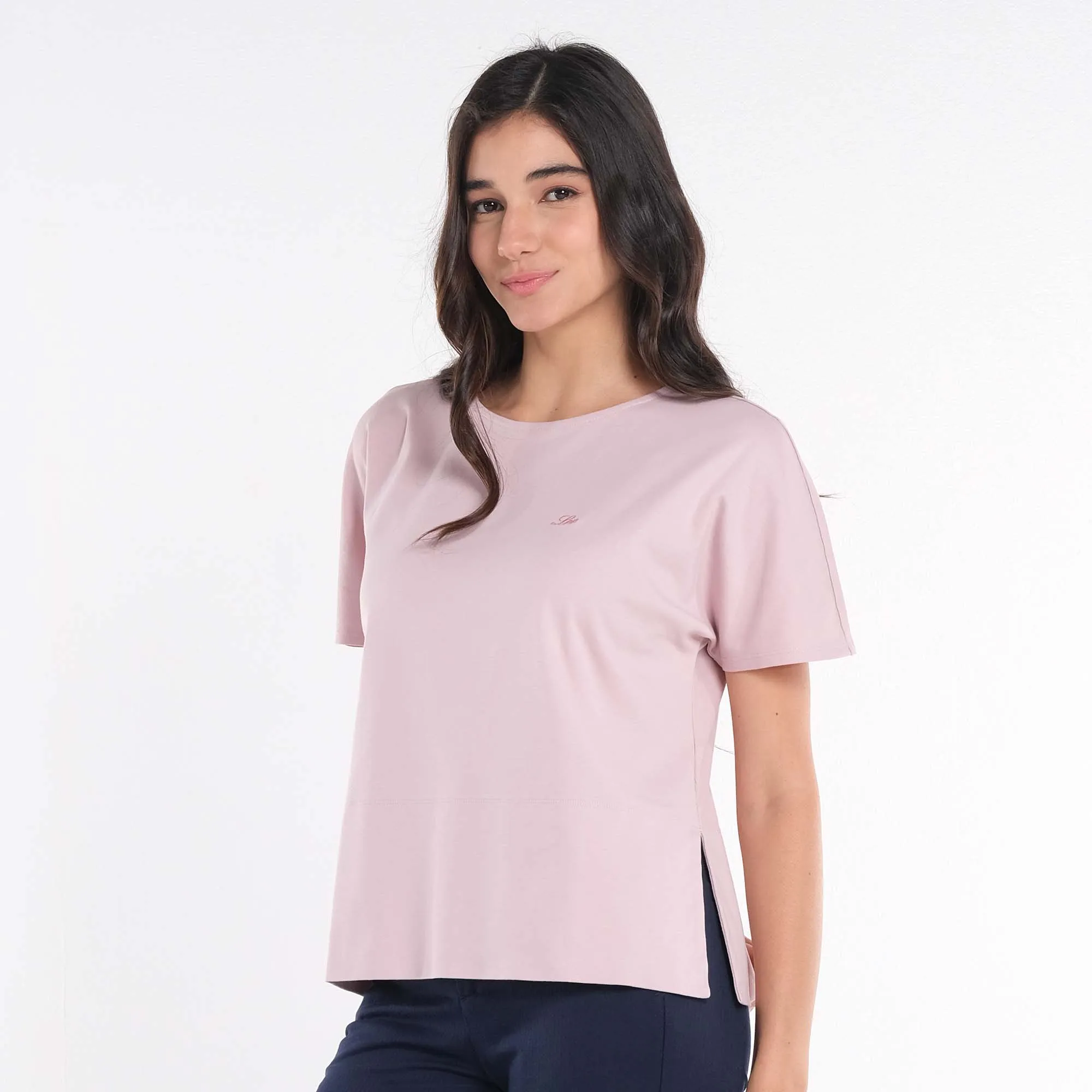 WOMENS LEE LOOSE TOP WITH SIDE SLIT