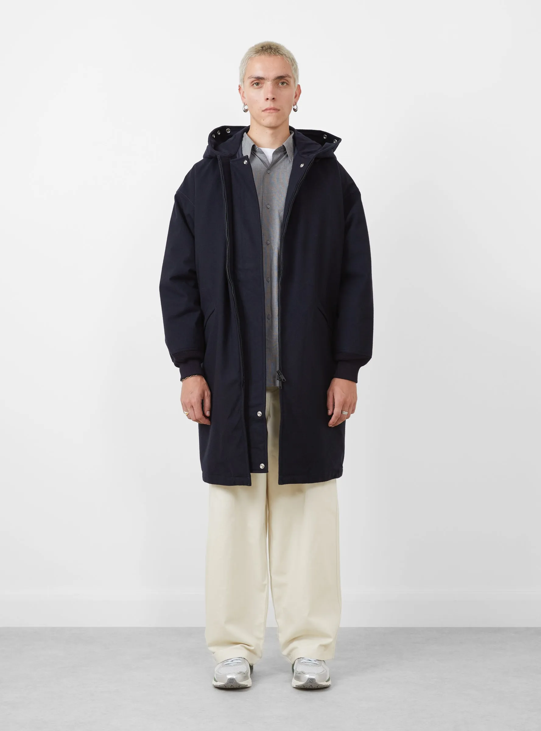 Wool GORE-TEX Cadet Coat Down Liner Navy