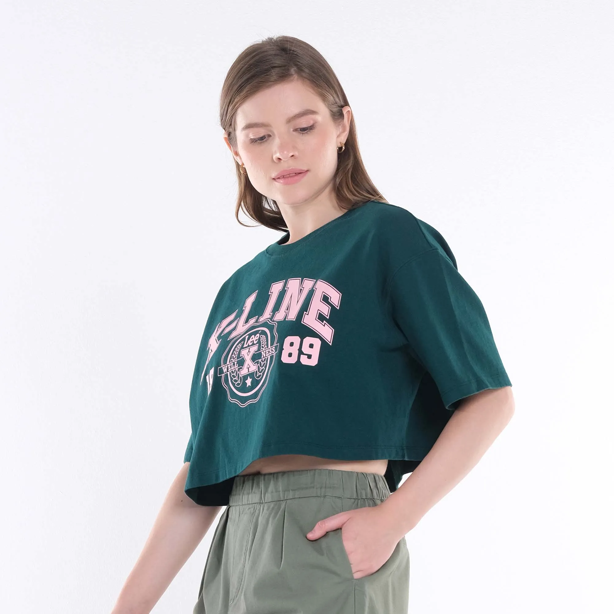 X-LINE GIRLS LOOSE CROPTOP