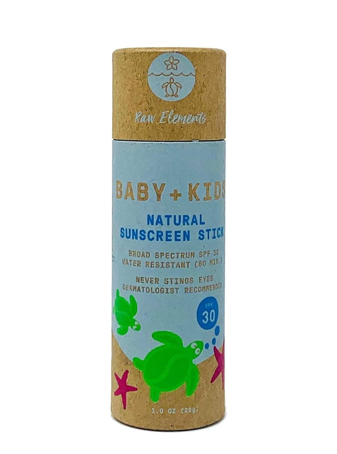 Zero-Waste Bundle Baby   Kids SPF 30 Organic Sunscreen with Lotion Tin 3oz, Lotion Stick 1oz and Hemp Drawstring Bag